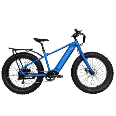 China 48V 17.5Ah 26*4.5 Fat Tire Snow Ebike Electric Mountain Bike 48V 1000W Ebike Hydraulic Disc Brake Ebike for sale