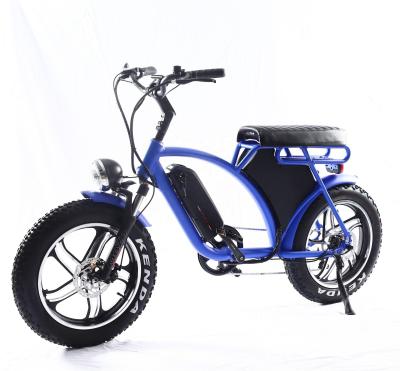 China 20 Inch All-in-one Wheel Fat Tire Electric Bike Front Suspension 73 Style 48V 1000W Electric City Bike Electric Fat Bike for sale