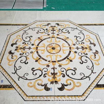 China Modern China Polished Competitive Price Manufactured Top Quality Gray Marble Stone For Flooring Water-jet for sale