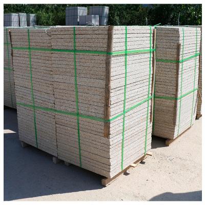 China Modern Granite Cladding Panels Wall Tiles Yellow Culture Stone Sale Customized Cut Exterior Graphic Exterior Overall Technical for sale