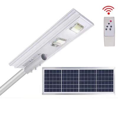 China Super brightness ip65 waterproof outdoor 50W ROAD 100W 150W 200W 300W all in one led solar street light for sale