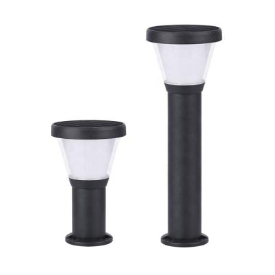 China 2019 NEW Modern Aluminum Garden Plastic Waterproof Outdoor LED Solar Powered Bollard Light for sale