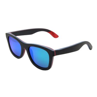 China Fashion Sun Glasses Wooden Square Sport Sun Glass Outdoor Porcelain for sale