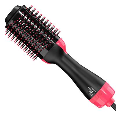 China 2022 Hot Salon Professional 3-in-1 Ion Hair Straightener Negative Size Nondisposable Grade MR Salon Comb Hair Dryer Brush for sale