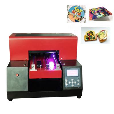 China Guangzhou GED Automatic A4 Indoor Outdoor UV Printer Small Type Inkjet UV Flatbed Printing Machine for Phone Case Wood Plastic Acrylic for sale