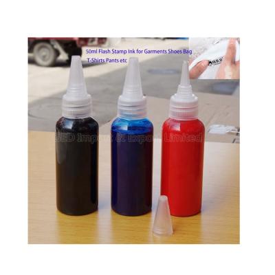 China Oil Based Self-Inking Stamp 50ml Environmentally Friendly Instant Non-Toxic Tissue Ink Harmless Photosensitive Toner For Office School Home for sale