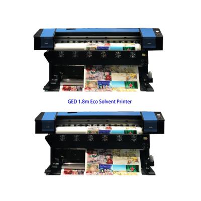 China Advertising plotter publicidad impresion impresora solvente ecologica indoor outdoor digital pies con unico XP600 Para cabezal banner for sale