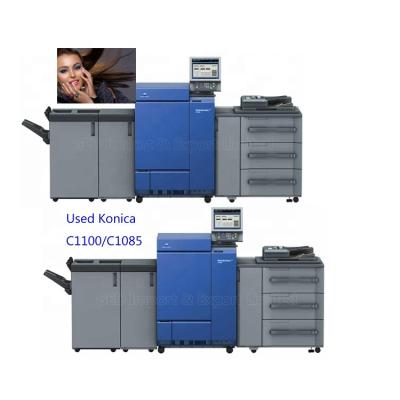 China 2020 PrintCopy Fax Scan Digital Image Printer Guangzhou Used DI A3 Laser Printing Press with saddle stitching for Minolta Bizhub pro C1085 C1100 for sale