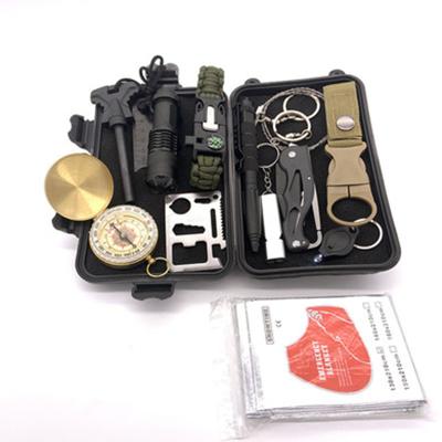 China Manufacturer Spot Camping First Aid Kit Sos Emergency Supplies Adventure Eco-Friendly Survival Gear for sale