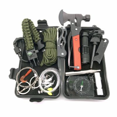 China Factory Supply Eco-friendly Mini Survival Equipment Kit Outdoor Survival Tools For Outdoor Camping Adventure Sports for sale