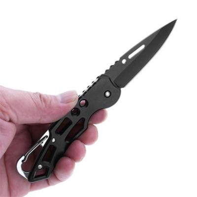 China Factory Direct Sales Eco-Friendly Cheap Quality Factory Camping Black Hunting Utility Folding Knife Nice Small for sale