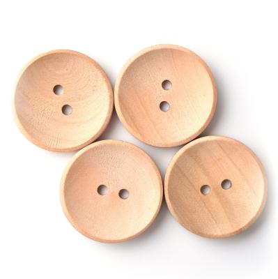 China China Dry Cleaning Manufacturer Wholesale Garment Shirt Wooden Button Round With Custom Logo Te koop