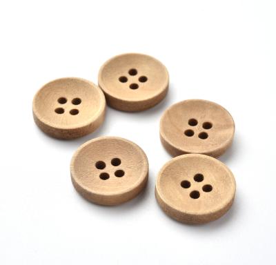 China New dry cleaning wooden button supplier around wholesale wooden button for sweater Te koop