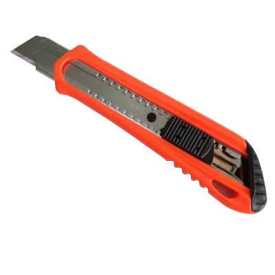 China Brand Open ABS Slide Aid Utility Knife 18mm Width Blade Inside Blade SK5 for sale