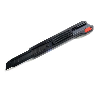 China Brand Open ABS Slide Aid Utility Knife With SK4 Blacken Blade 0.2mm Thick For Car Film Hand Cutter for sale