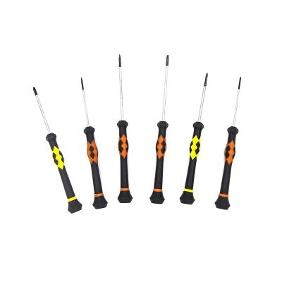 China 6 Pcs Precision Plastic Screwdriver Set Material S2 By Vacuume Heat Treatment for sale