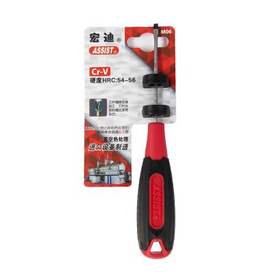 China Professional CRV AID Screwdriver Hand Tools CRV Magnetic Flat Slotted Screwdriver for sale