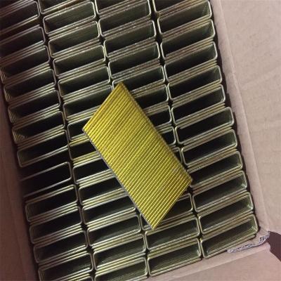 China Bright Outdoor Factory Sofa Pneumatic Stapler Metric Pin 98 Staples Flooring From China For Wood Furniture for sale