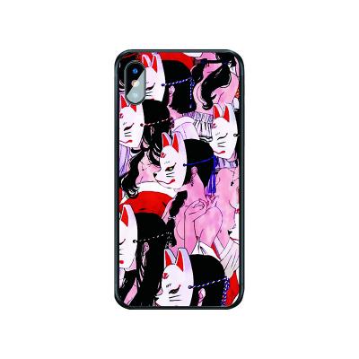 China 2021 Fashion Designs Eco-friendly Cool Painted Phone Case With Cool Fox Figure Designs Hot On Tiktok for sale