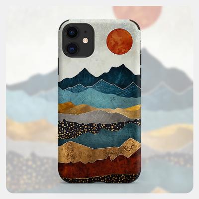 China 1 European And American Art Oil Painting To Map Custom Phone Case For Apple Iphone 11 Pro Max for sale