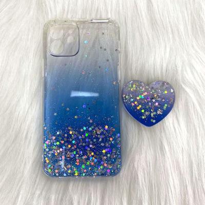 China Eco-Friendly 2 in 1 Custom Pastel Glitter Snare Phone Online Wholesale For iPhone Samsung Huawei Xiaomi Models for sale