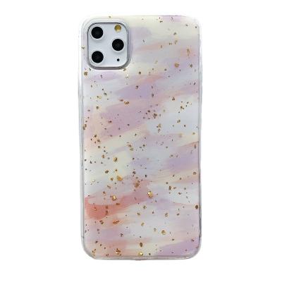 China Anti-fall Chinese OEM Supplier Qialino Epoxy Glue Bling Glitter Drip Cover For iphone Case Printing Custom High Quality for sale