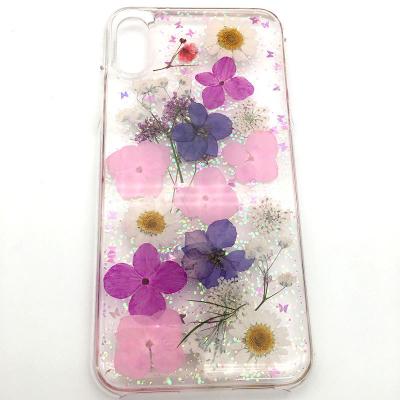 China Handmade Dry Flower Phone Case Custom Real Flower Phone Case For Samsung Epoxy Drip Glue Flower Phone Case For iPhone 678 11 12 12 Pro Max for sale