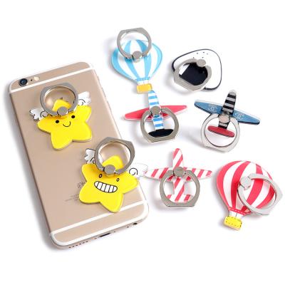 China Original Adjustable Flat Lazy Air Balloon Ring Bracket Customized Cartoon Universal Mobile Phone Holder Stand for sale