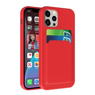 China 2021 Hot Selling Camera New TPU Whole Case Protective Shape Phone Material With Card Bag Design Online On Sale for sale