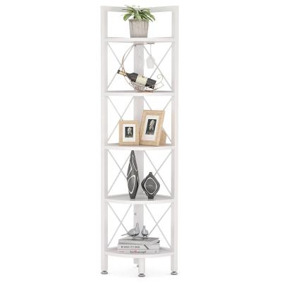 China Tribesigns Shelf Kitchen Storage Organizer Shelves Flower Pot Holder Ladder Stocked Shelf for sale