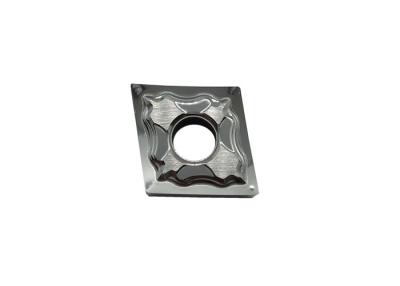 China Silver CNMG Carbide Inserts , CNMG120404-TK CNMG Insert For Aluminum for sale