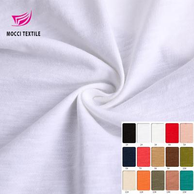 China Factory Price 180GSM Anti Static Per Yard 100% Cotton Single Jersey Fabric For Garment for sale