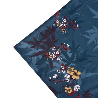 China Popular Floral Digital Stretch Printing Milk Silk Polyester Tank Top Fabric Spandex Knitted Printed Fabric For Clothes for sale