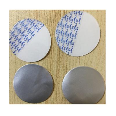 China Electromagnetic Induction Heat Sealing In Sale Semi-Pull Ear Easy-tear Foaming Aluminum Foil Cap Pe Liner For Sealing for sale