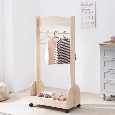 China Adjustable (Other) If you want to open a children's clothing store, we will provide you with one-stop rack hanger kids solution wooden rack for sale