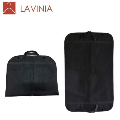 China Factory Custom Dust Cover Products Clothes Black Nonwoven Dust Cover Storage Bag Clothing Covers for sale