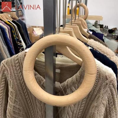 China Eco-Friendly Wood Scarf Hangers Lavinia Retail Scarf Hanger for sale