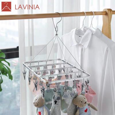 China Eco - Friendly Metal Magic Hanger Sock Holder Clip Hanger for sale