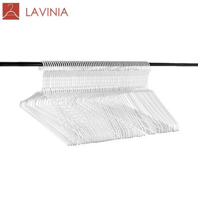 China Durable Galvanized Metal Laundry Metal Wire Hanger for sale