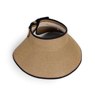 China Yang Gwan-yeon female Korean empty ladies beach top hat fashion character fashion fisherman bucket sun beach empty top hat for sale