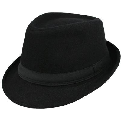 China New Fashion Soft Color 18 in 100% Wide Brim Panama Wool Hats Common Unisex Women Felt Fedora Hat Wholesale for sale