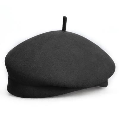 China Custom Pure Color Character Beret Women's Multicolor Cashmere Winter Cotton Hats Fashion Custom Embroidered Beret Wholesale for sale