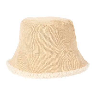 China Fisherman Hat Autumn And Winter Female Fisherman Hat Warm And Thick Cashmere Double Bucket Hat Sun Outdoor Fishing for sale