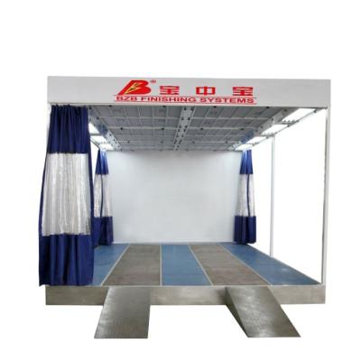 China Polish Prep Booth Prep Station Part For Auto Repair Bodyshop Paint Shop 7558*3550*3100 for sale