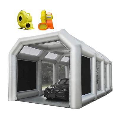 China Car Paint Blower Car Inflatable Spray Booth Paint Spray Portable Car Wash Booth for sale