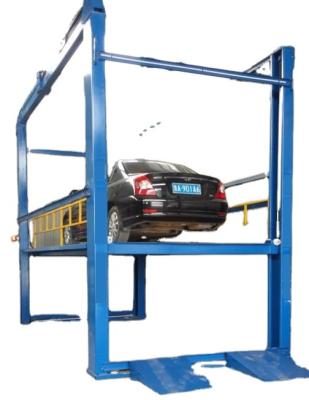 China Hydraulic Four Column Lift Car Platform Lift Price Hydraulic Cargo Platform Down A Floor To Top Floor 3000kg for sale