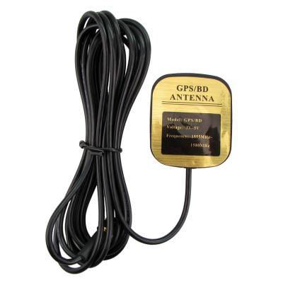 China 1575.42Mhz GPS Active Antenna SMA Male Universal Car Navigation GPS Antenna with Adhesive CF-GPS/45*40*15-038 for sale