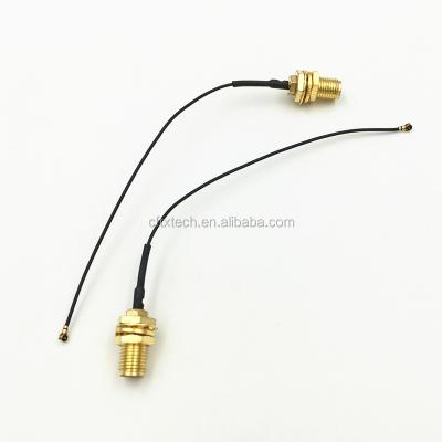 China Ipex-4 Mhf4 IPX Male Ipex IPx To SMA Female Pigtail Cable C Coaxial Cable for sale