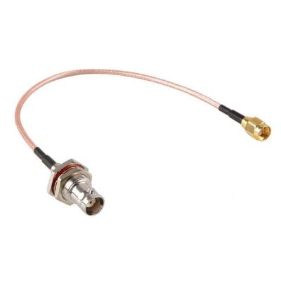 China Waterproof RF Device BNC Female To SMA Male Bulkhead For RG178 Cable Accessories for sale