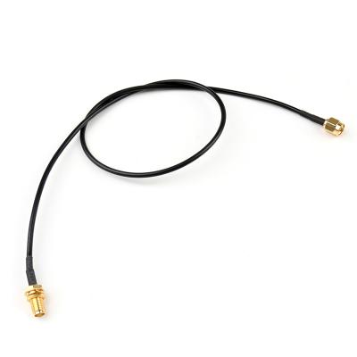 China RG174 Antenna Extension Cable Cable with SMA Connector SMA Plug to Jack Coaxial Cable CF-SMA/SMA174-106 for sale